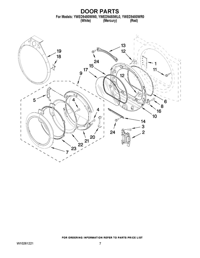 Diagram for YWED9450WL0