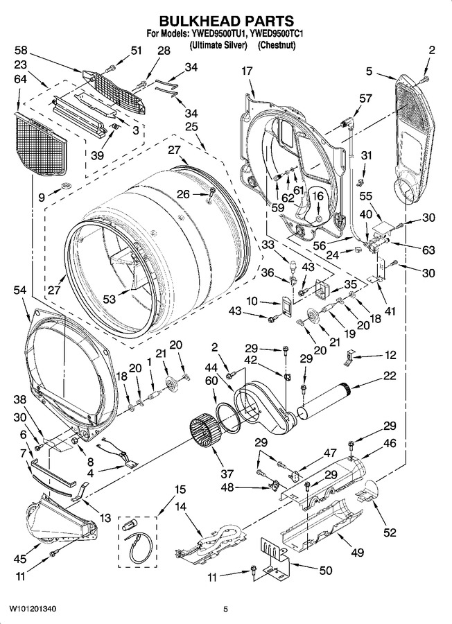 Diagram for YWED9500TC1