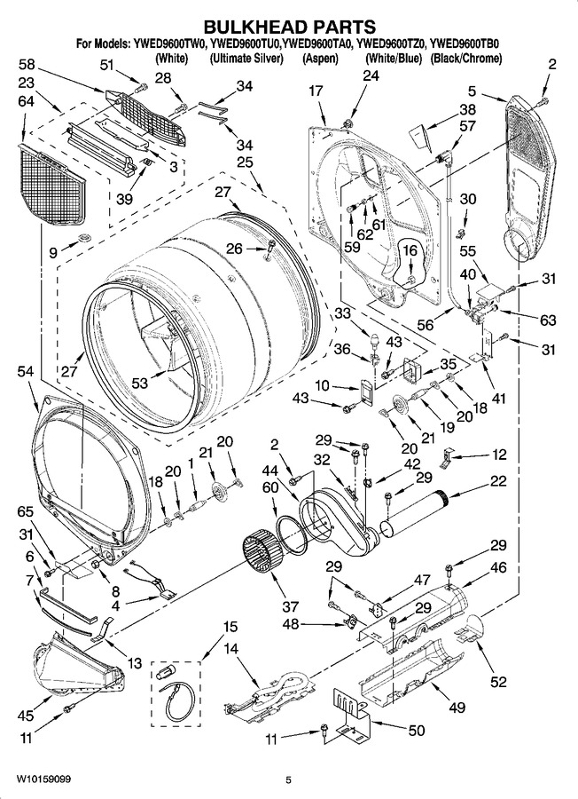 Diagram for YWED9600TW0