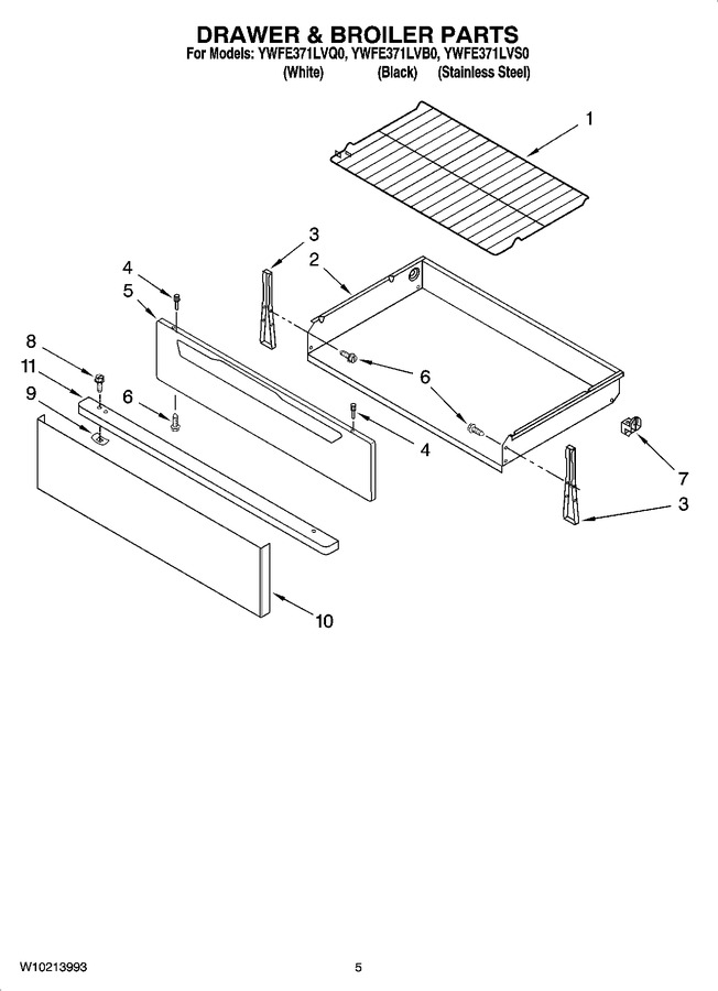 Diagram for YWFE371LVQ0