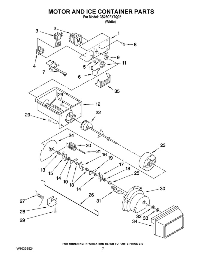 Diagram for CS25CFXTQ02