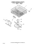 Diagram for 06 - Lower Dishrack Parts