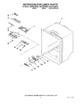 Diagram for 04 - Refrigerator Liner Parts