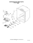 Diagram for 04 - Refrigerator Liner Parts