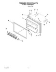 Diagram for 03 - Freezer Door Parts