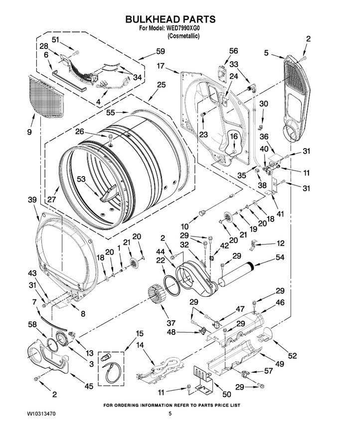 Diagram for WED7990XG0