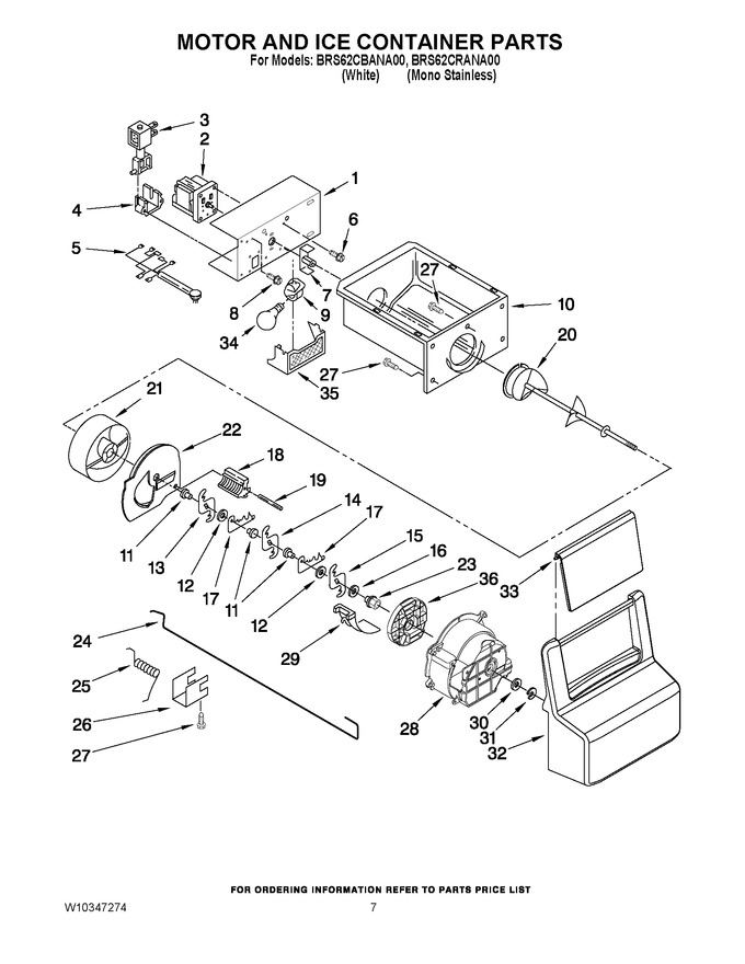 Diagram for BRS62CBANA00