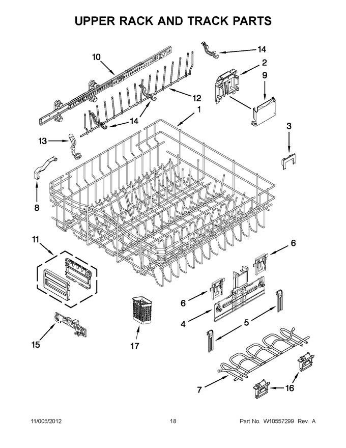 Diagram for KUDE70FXWH5