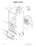 Diagram for 01 - Cabinet Parts