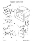 Diagram for 03 - Freezer Liner Parts