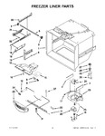 Diagram for 02 - Freezer Liner Parts