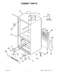 Diagram for 01 - Cabinet Parts