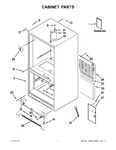 Diagram for 01 - Cabinet Parts