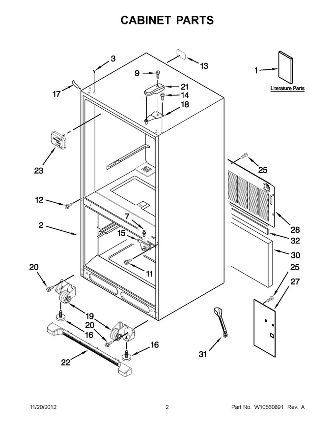 Diagram for KBRS19KTWH7