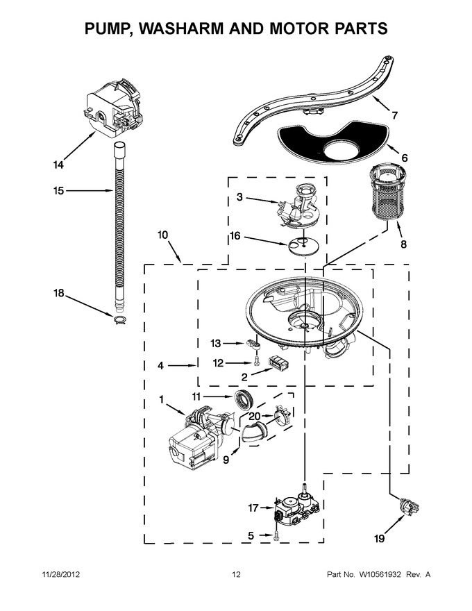 Diagram for KUDL15FXWH6