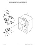 Diagram for 04 - Refrigerator Liner Parts