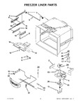 Diagram for 02 - Freezer Liner Parts