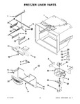 Diagram for 02 - Freezer Liner Parts