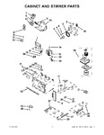 Diagram for 05 - Cabinet And Stirrer Parts