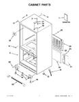 Diagram for 01 - Cabinet Parts