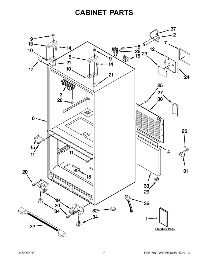 Diagram for KBFS25EWMS10