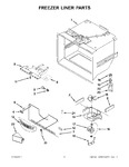 Diagram for 03 - Freezer Liner Parts