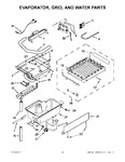 Diagram for 02 - Evaporator, Grid, And Water Parts