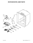 Diagram for 04 - Refrigerator Liner Parts