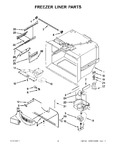 Diagram for 02 - Freezer Liner Parts