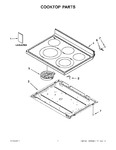 Diagram for 01 - Cooktop Parts