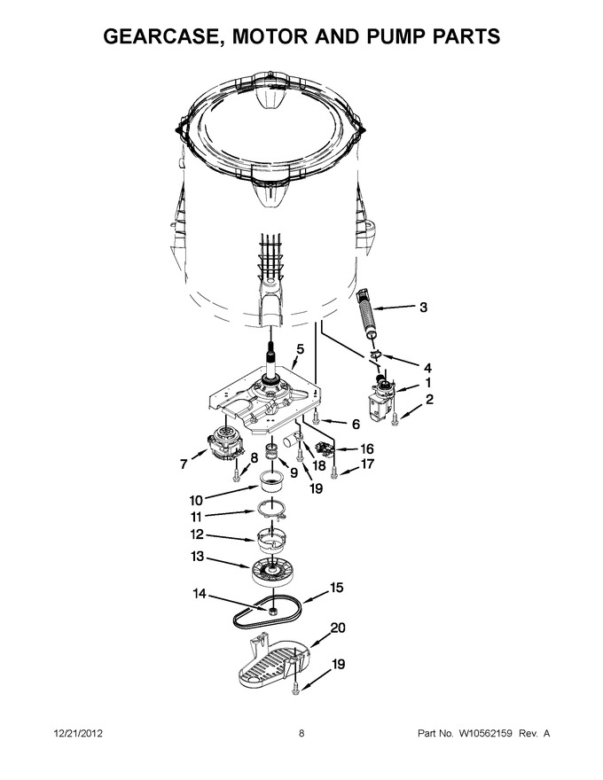 Diagram for 7MWTW1501AW2