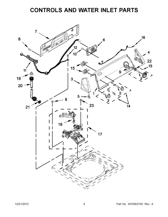 Diagram for 7MWTW1501AW2