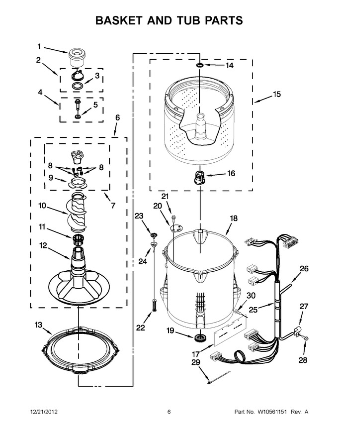 Diagram for 7MWTW1502AW2