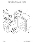 Diagram for 04 - Refrigerator Liner Parts