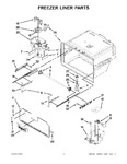 Diagram for 06 - Freezer Liner Parts