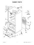 Diagram for 01 - Cabinet Parts