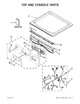 Diagram for 01 - Top And Console Parts