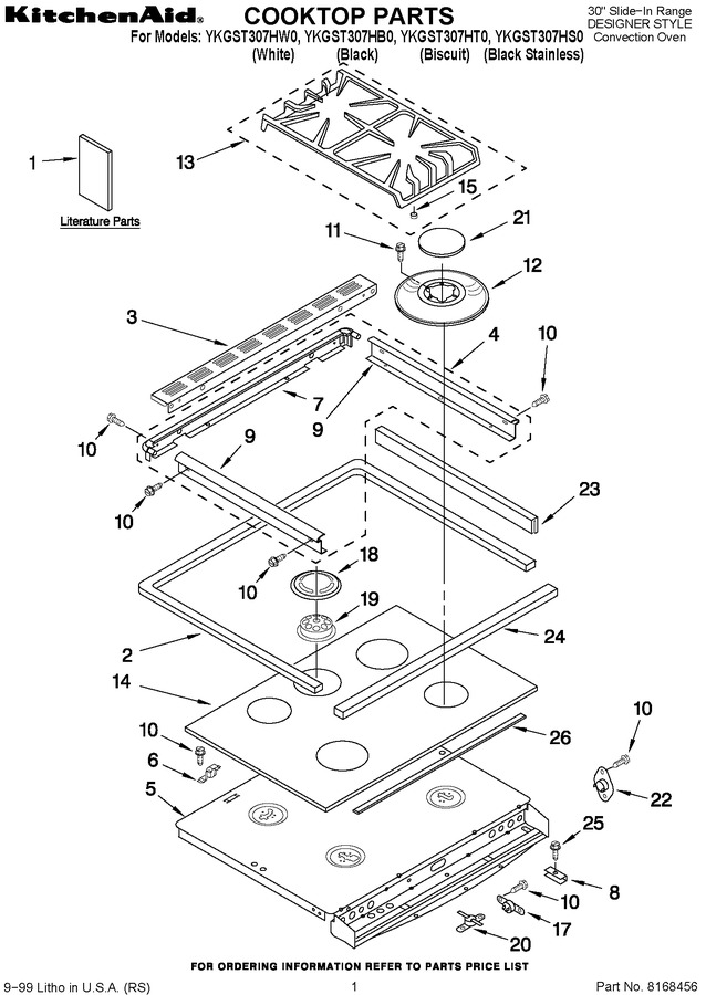 Diagram for YKGST307HW0