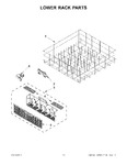 Diagram for 10 - Lower Rack Parts