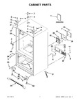 Diagram for 01 - Cabinet Parts