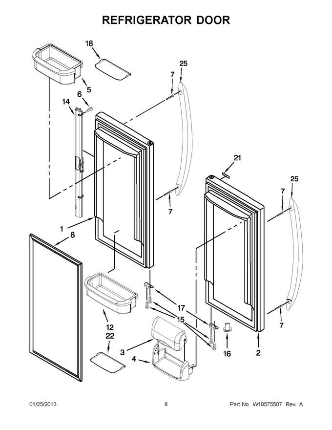 Diagram for KBFS25EWWH9