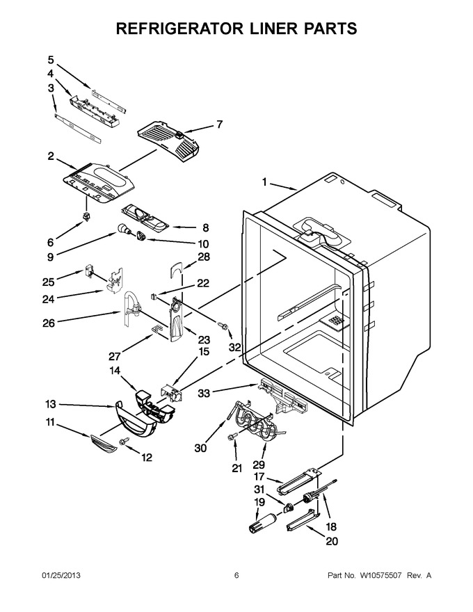 Diagram for KBFS25EWWH9