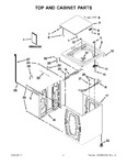 Diagram for 01 - Top And Cabinet Parts