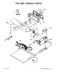 Diagram for 01 - Top And Console Parts