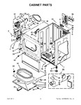 Diagram for 02 - Cabinet Parts