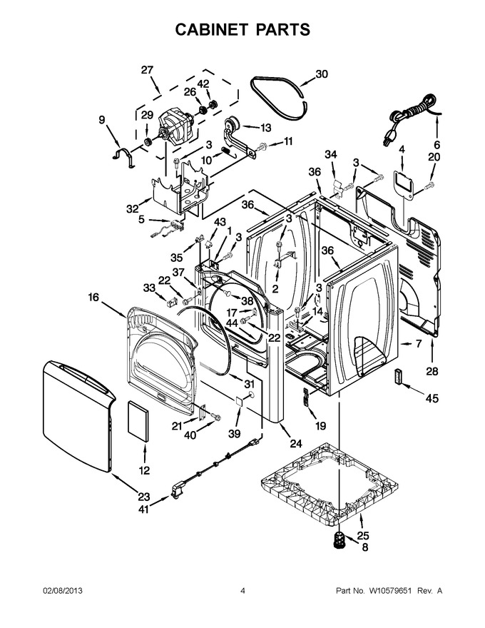 Diagram for WGD8200YW3