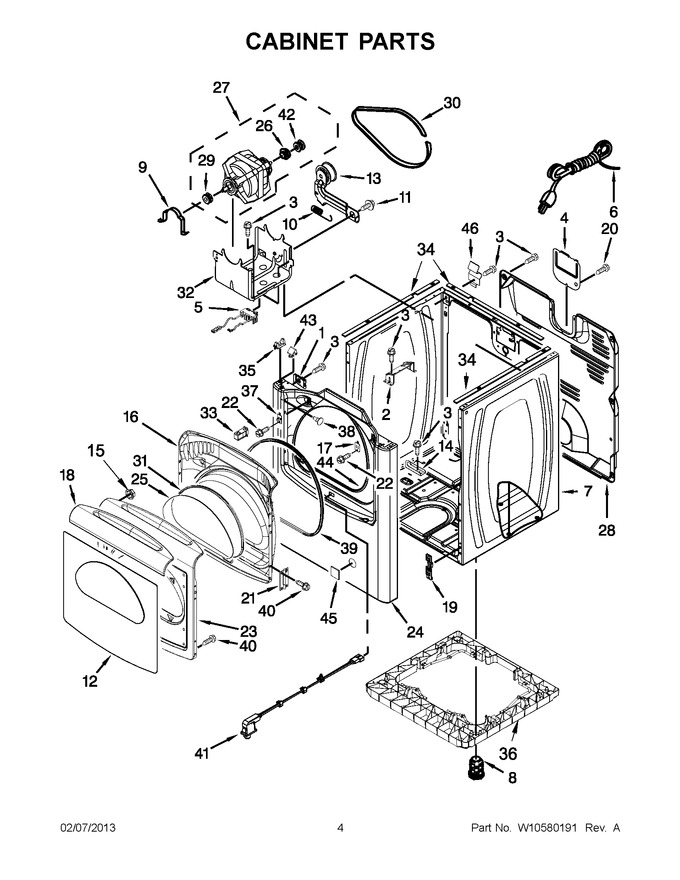 Diagram for WGD8600YW3