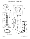 Diagram for 03 - Basket And Tub Parts