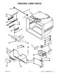 Diagram for 02 - Freezer Liner Parts