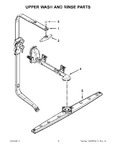 Diagram for 07 - Upper Wash And Rinse Parts